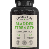 Crystal Star Bladder Strength supplement for extra control, Front Side