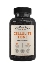 Crystal Star Cellulite Tone supplement for breaking down fat, Front Side