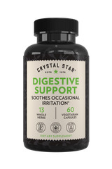 Crystal Star Digestive Support for soothing stomach discomfort, Front Side