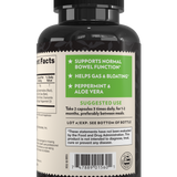 Crystal Star Digestive Support for soothing stomach discomfort, Back Side