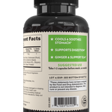 Crystal Star GI Support supplement for heartburn, Back Side