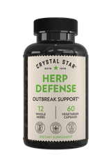 Crystal Star Herp Defense supplement for outbreak support, Front Side