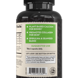 Crystal Star Ocean Minerals supplement for daily nutrients, Back Side
