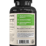 Crystal Star Relax supplement for calming the nerves, Back Side