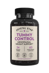 Crystal Star Tummy Control supplement for menopausal weight support, Front Side