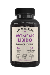 Crystal Star Women's Libido supplement for hormone balance and sexual health, Front Side