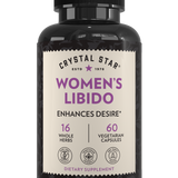 Crystal Star Women's Libido supplement for hormone balance and sexual health, Front Side