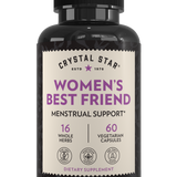 Crystal Star Women's Best Friend supplement for menstrual support, Front Side