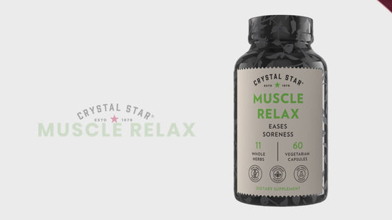 Crystal Star Muscle Relax supplement for easing post-workout soreness, Video Explanation
