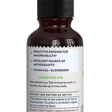 Crystal Star Immune Support Extract for boosting immune health, Back Side