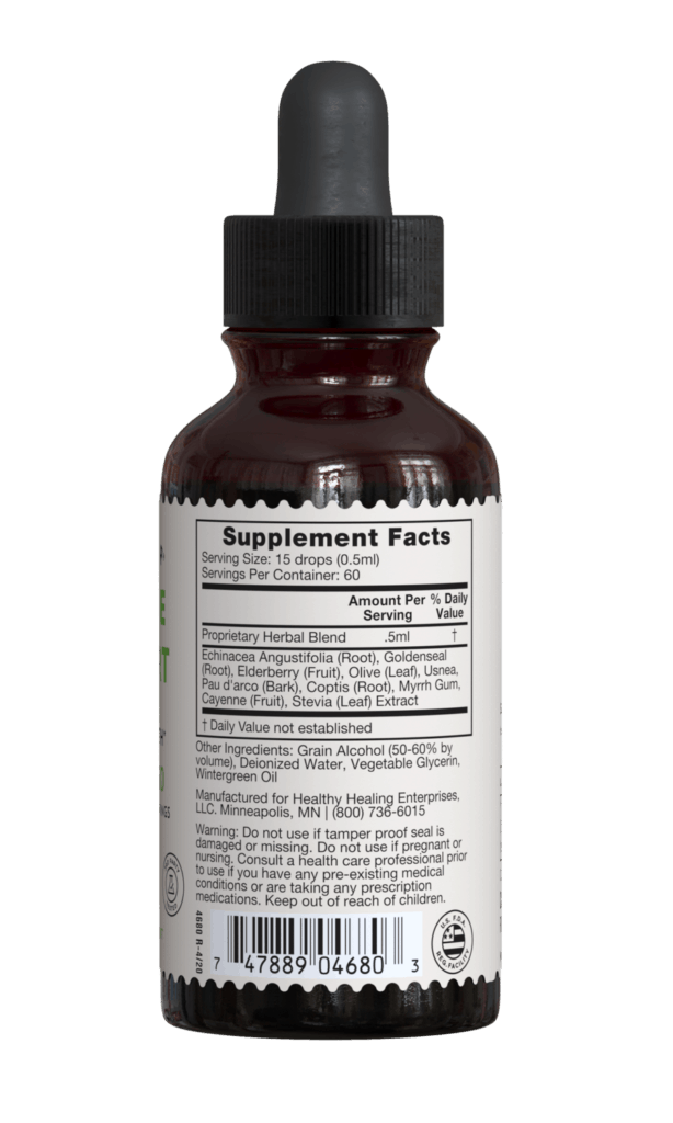 Crystal Star Immune Support Extract for boosting immune health, Ingredients