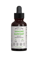 Crystal Star Immune Support Extract for boosting immune health, Front Side